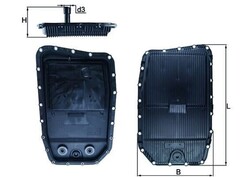 MAHLE Ölwanne, Automatikgetriebe HX 152
