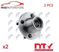RADLAGERSATZ RADLAGER SATZ HINTEN NTY KLT-FR-025P 2PCS V NEU OE QUALITÄT