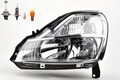 Scheinwerfer Halogen passend für Renault Modus FP JP 01/2008- Links Leuchtmittel