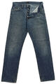 HUGO BOSS Scout Herren Jeans Hose W36 L34 36/34 blau dunkelblau stonewash gerade