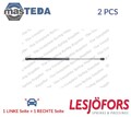 8163476 GASFEDER DÄMPFER HECKKLAPPE HINTEN LESJÖFORS 2PCS FÜR VAUXHALL ADAM