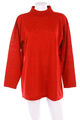 VINTAGE Pullover Strick Woll-Mix L rot