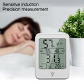 Elektronisches Thermometer und Hygrometer mit Hintergrundbeleuchtung für die Ü