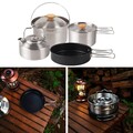 Camping-Kochgeschirr-Set, Camping-Topf, Pfannen und Wasserkocher,