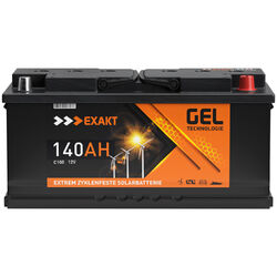 GEL Batterie 12V 140Ah Solarbatterie Wohnmobil Batterie Gel Akku 120Ah 130Ah