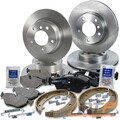 4x BREMSSCHEIBE + BREMSBELÄGE + BREMSBACKEN VORNE + HINTEN FÜR BMW Z4 E85