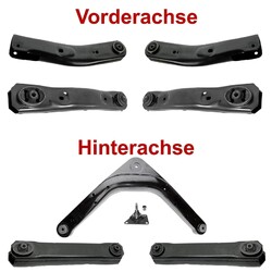 7x Querlenker für Jeep Grand Cherokee WJ Vorderachse u Traggelenk links rechts