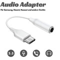 USB-C auf 3.5mm Audio Adapter für Samsung Xiaomi Huawei Google Handy Kopfhörer