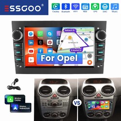 Android 14 Autoradio GPS RDS Carplay 32G Für Opel Astra Corsa Zafira Meriva WIFI