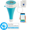 AGT Pool Tester: Digitaler 6in1-Wassertester mit Bluetooth, Versandrückläufer