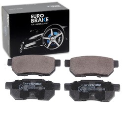 EUROBRAKE BREMSBELÄGE SATZ HINTERACHSE PASSEND FÜR HONDA ACCORD CIVIC CRX