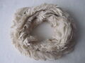 Weicher Loop Schal Strickschal Schlauchschal Kunstfell Fell Rüschen Winterschal 