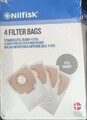 Nilfisk 4x Filterbeutel für Buddy 302002403