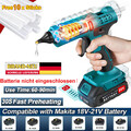 Akku Heißklebepistole Kabellos Klebepistole Mit 10x Klebestifte Für 18V Makita