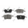 1x ORIGINAL® Abakus 231-01-154 Bremsbelagsatz, Scheibenbremse Vorne, exkl.