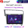 10.1" Carplay Android12 Autoradio Für VW Golf VII 2013-2017 GPS NAVI SAT BT DAB+