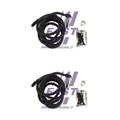 2X FAST ABS-SENSOR RADDREHZAHL HINTEN PASSEND FÜR ALPINA B10 D5 AUDI 100 80 A3