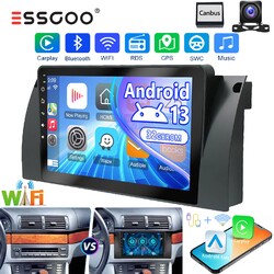 9" 32G Für BMW 5er E39 X5 E53 E38 Android 14 Autoradio Carplay GPS NAVI WIFI KAM