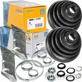 2xSPIDAN LÖBRO ACHSMANSCHETTE für AUDI 80 SEAT IBIZA VW GOLF PASSAT POLO VENTO