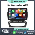 Autoradio Für Mercedes Benz CLS E-Class W211 W219 Carplay Android 13 GPS Nav 64G