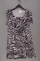 ⭐ Public Kurzarmkleid Regular Kleid für Damen Gr. 38, M braun aus Viskose ⭐