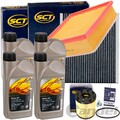 FILTERSET SATZ INSPEKTIONSKIT+ORIGINAL 5W30 ÖL passend für OPEL CORSA D 75+90 PS