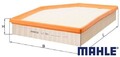 MAHLE LX944 Luftfilter Luftfiltereinsatz für BMW 