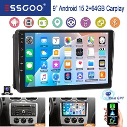 64G Android Autoradio Carplay GPS KAM+ AI Für Ford Focus Transit MK7 C-MAX S-Max