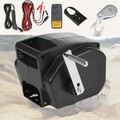 12V Elektrische Seilwinde 4990KG mit Funk Motorwinde Bootswinde Winde Seilzug DE