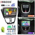 Carplay DAB Für Peugeot 207 06-2015 Android 14 Autoradio GPS Navi WIFI BT 6+128G