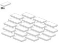 LEGO® - Smooth Parts - White - 87079-05 - 2x4 (20Stk) - Fliese - Weiß