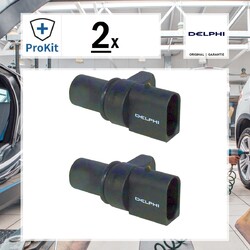 2x ORIGINAL® Delphi Sensor, Nockenwellenposition für BMW 1 X3 3 Compact 5