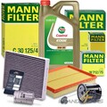 MANN-FILTER ÖLFILTER LUFTFILTER  INNENRAUMFILTER CASTROL EDGE 0W-30 32078352