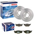 BOSCH BREMSSCHEIBEN 239mm + BELÄGE VORNE passend für Seat Ibiza 2 6K1 VW Golf 3
