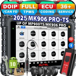 2025 Autel MaxiSys MK906 PRO-TS OBD2 Diagnosegerät Scanner ALLE SYSTEM TPMS RDKS