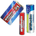 Wilhelm Lithium Batterien AA, AAA, 9V Block CR2016 CR2025 CR2032 Knopfzellen
