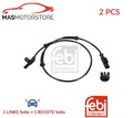 ABS SENSOR DREHZAHLFÜHLER PAAR HINTEN FEBI BILSTEIN 174642 2PCS P NEU