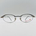 Casanova Brille Damen oval silber schwarz gold Vintage 90s Mod. LC 40 NEU