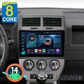 8Core 4+64G Android14 Autoradio GPS NAV Apple CarPlay Für Jeep Compass 2007-2009
