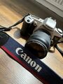 Canon EOS 500N SLR Kamera + Zoom EF 28-80mm 1:3.5-5.6 II Objektiv 35mm Film