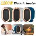 1200W Steckdosen Heizlüfter Mini Heizung Elektroheizer Mobile Heizgerät Heater