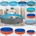 Hundepool Faltbare Hunde Planschbecken Swimmingpool für Hunde und Katzen Blau