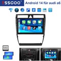 9" für Audi A6 Avant S6 RS6 C5 Carplay Android14 Autoradio GPS NAVI Wifi RDS 64G