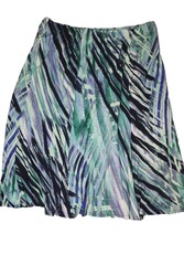 Schicker Damen Rock Gr.42 Leicht Schwingend Bürotauglich Schlupfrock