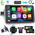 DAB+ Autoradio 10" Android 13 GPS Navi WIFI 360° Drehbar Bildschirm Kamera 1 DIN