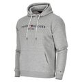 Tommy Jeans Herren Hoodie Logo Kapuzenpullover Sweatshirt  Pullover Grau NEU