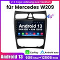 6+128GB Android13 Für Mercedes Benz CLK W209 W203 Autoradio GPS Carplay WIFI DSP