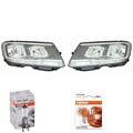 Halogen Scheinwerfer Set H7/H7 für VW Tiguan Allspace inklusive Lampen