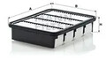 Luftfilter Filtereinsatz C 25 128 MANN-FILTER für MITSUBISHI FORD MAZDA
