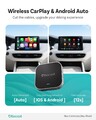3 in 1 Ottocast Ai Box E2 Wireless CarPlay/Android Auto Adapter YT+TK w/APP Hub